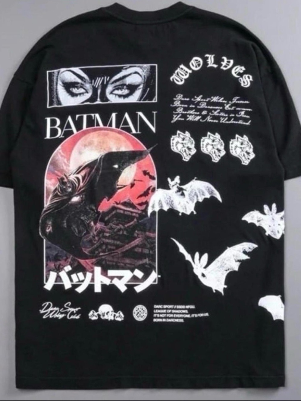 Darc Sport x Batman Darc Cave Premium Limited Edition Oversized Tee